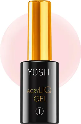 Produktbild von Yoshi | Acrylgel - Verschönernde Grundierung Für Hybridlacke - AcryLIQ Gel No 1 - Rosa - 10ml - Selbstglättend