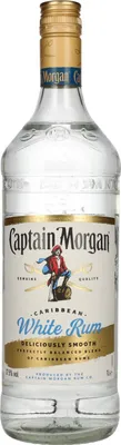 Image de Captain Morgan White Rum 37,5% Vol. 1l
