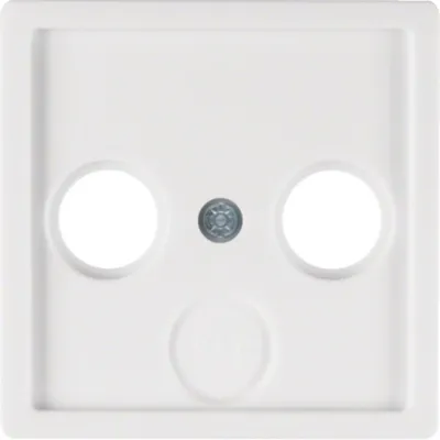 Produktbild von Hager 12036089, Weiß, Kunststoff, Thermoplast, Jede Marke, Gewebetextur, 10 Stück(e)