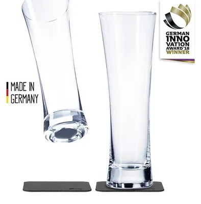Zdjęcie produktu dla Silwy S033-1303-2, Szklanki do piwa, 330 ml, Przezroczysty, Szkło