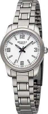 Immagine prodotto di Regent orologio da donna in metallo orologio da polso al quarzo bracciale in metallo argento D2URF1441