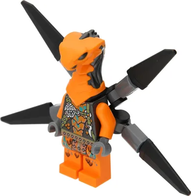 A single LEGO minifigure with wings, presented against a white background.
