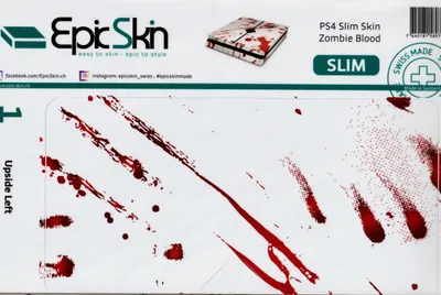 Immagine prodotto di PS4 Slim Skin - Design Sticker Zombie Blood
