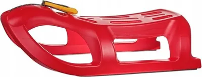 Immagine prodotto di Slitta per bambini Slitta in plastica Corridore in metallo; rosso