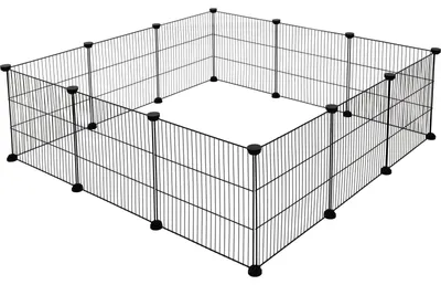Productafbeelding van Vrijloopren - Roosterelementen - 12 stuks - 35 x 35 cm