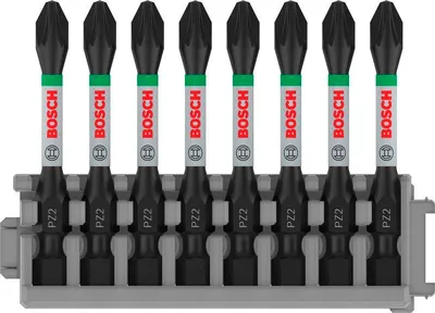 Produktbild von PRO Pozidriv Impact Bit, PZ2, 55 mm, 8-tlg.