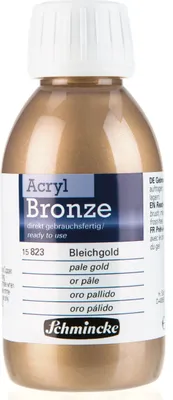 Obrázok produktu pre Metalický bronz Acryl-Bronze Schmincke 150 ml - 823 svetlozlatá