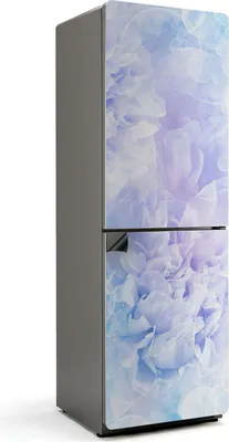 Obrázok produktu pre Jemný kvetinový vzor - Magnetický kryt na chladničku - Dekoratívna magnetická fólia do kuchyne - Magnetický dekor na chladničku - Samolepiaca magnetická tabuľa - Magnetická fólia na dvere chladničky - 60x180 cm