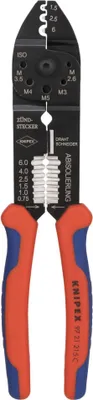 Produktbild von KNIPEX Crimpzange 97 21 215 C, (Abisolieren, Crimpen 0,5 - 6,0mm²)