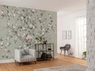 Obrázek produktu pro Komar netkaná tapeta - Rosellia - rozměr: 350 x 250 cm (šířka x výška) - 7 panelů, obývací pokoj, ložnice, tapety