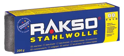 Productafbeelding van Rakso staalwol, fijnheid 00, 200 gram, merk Rakso