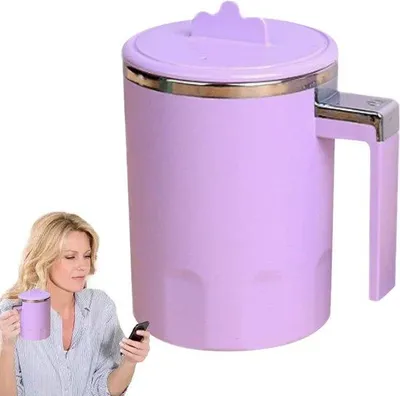 Produktbild von Elektrisches Automatenmenggerät für Kaffee mit - tragbares Reise-Mixgerät, rotierende 350ml-Mixbecher