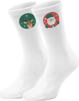 Produktbild von epicsocks Weihnachtsfreude Beste Freunde Socken in 42-46 im Paar