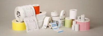 Zdjęcie produktu dla Zebra Z-Perform 1000D, Biały, Samoprzylepne etykiety do drukowania, Wytłoczona etykieta, Rolka, Papier, bezpośrednio termiczny