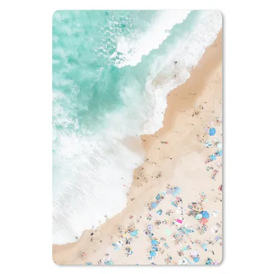 Produktbild von MuchoWow® Mauspad Mousepad Meer - Strand - Sonnenschirme - Sommer 40x60 cm - Mousepads - Maus Mat - Pad - Mausunterlage - Schreibtisch Accesoire