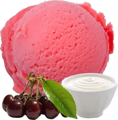 Zdjęcie produktu dla Lody jogurtowe wiśniowe Wegańskie lody w proszku bez cukru, bez laktozy 1 kg