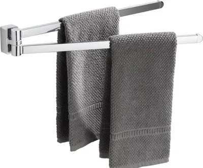 Produktbild von VDN Stainless Handtuchhalter - Handtuchständer Badezimmer - Chrom - Handtuchhalter - Drehbar - Hängend