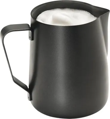 Produktbild von APS Milch-/Universalkanne Edelstahl schwarz 0,6 l