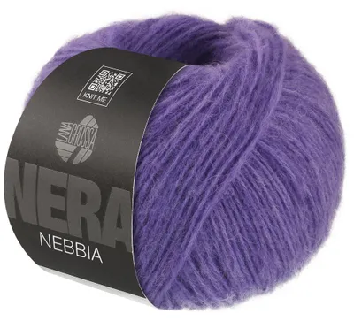 Produktbild von Lana Grossa NEBBIA (NERA) 50 g Zarte Netzgarnstruktur aus Wolle 170 m Farbe 004 - Lavendel