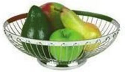 Produktbild von Brotkorb Obstkorb aus Edelstahl BxTxH: 28 x 21 x 9,5 cm