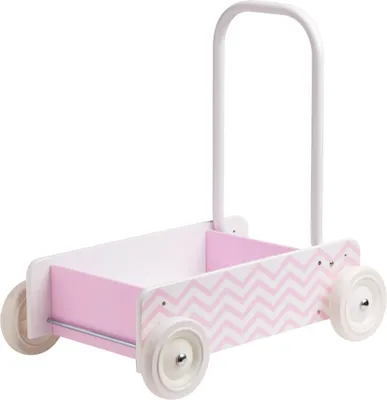 Produktbild von Kids Concept 6000 Lauflernwagen Barnkammaren mit Bremse, rosa