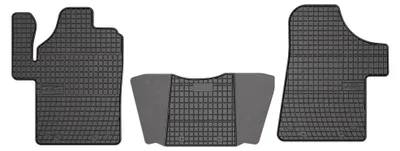 Produktbild von Gummi-Fußmatten Vorne + Tunnel für Mercedes-Benz Vito II 2003-2014 (Van) – Schwarz, passgenau