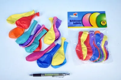 Image de Ballon de baudruche gonflable 10" 10cm 15pcs carnaval