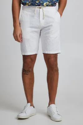 Produktbild von BLEND BHBones Herren Shorts kurze Hose Bermuda mit Leinen-Optik Eingrifftaschen 100% Baumwolle Regular fit