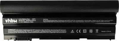 Produktbild von vhbw Akku kompatibel mit Dell Latitude E5430, E5420m, E6120, E5520, E5420, E6420, E6320, E6220, E5530, E5520m Notebook (6600 mAh, 11,1 V, Li-Ion)