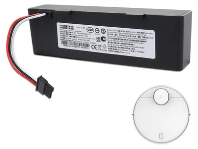 Ersatzakku 14,4 V 3400 mAh Li-Ion für Saugroboter