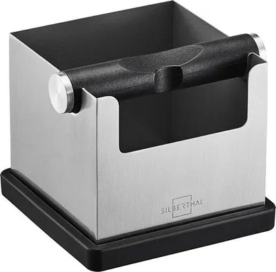Produktbild von Famanu Knockbox 2-in-1 mit Silikonstange - Tamperstation und Abklopfstation