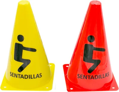 Produktbild von Markierungskegel-Trainingskniebeugen Amarillo 23 cm