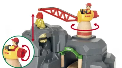 Image de BRIO World - 33889 Grande mine d'or avec tunnel sonore