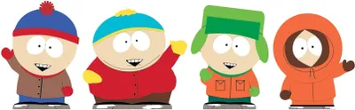 Obrázok produktu pre South Park - Sada 4 dekorácií na stôl