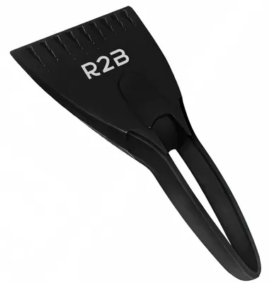 Productafbeelding van R2B IJskrabber Auto met IJsbreker - Extra Breed - Zwart