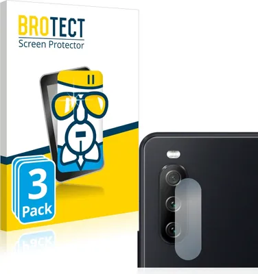 Produktbild von 3x BROTECT Schutzglas für Sony Xperia 10 III (NUR Kameraschutz) Schutzfolie Panzer Folie Glas Display Schutz klar