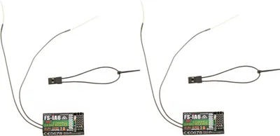 Produktbild von GoolRC 2pcs 2.4G Flysky FS iA6 6 Kanal Fernsteuerungsempf?nger mit Doppel Antenne Kompatibel Flysky i4 i6 i10 GT2E GT2F gt2g Empf?nger