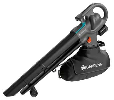Obrázok produktu pre Gardena PowerJet 18V P4A, Ručné dúchadlo, Fúkanie/sanie, Čierna, Modrá, Oranžová, Elektrický, 96 dB, Batérie