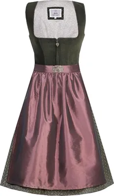 Produktbild von Dirndl Nicoletta 65er Länge grün/rosenholz 32