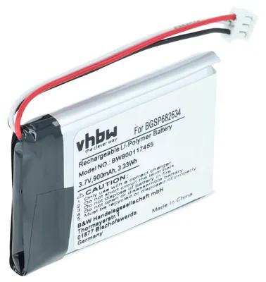 Produktbild von vhbw Akku kompatibel mit JBL Go Smart Lautsprecher Boxen Speaker (900 mAh, 3,7 V, Li-Polymer)