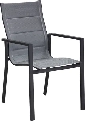 Produktbild von Stapelstuhl outdoor UNICAMO BHT 57x92x68 cm grau Gartenstuhl Klappstuhl