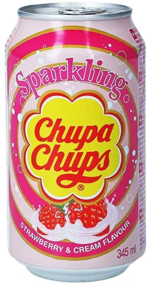 Produktbild von Chupa Chups Sparkling Strawberry & Cream 345ml