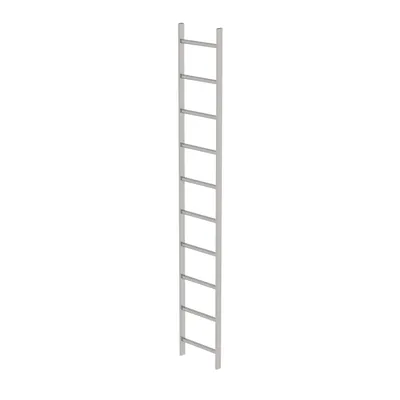 Produktbild von MUNK Schachtleiter aus Edelstahl 400mm breit 10 Sprossen 2,80m lang