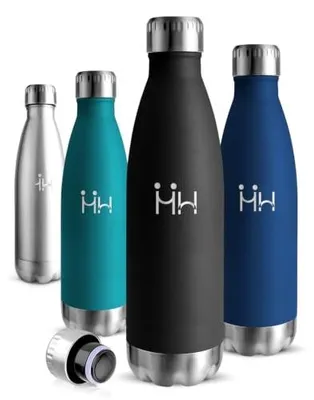 Produktbild von Trinkflasche Edelstahl 750ml, Vakuumisoliert, Thermosflasche für Sport