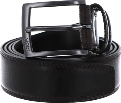 Produktbild von JOOP! Leder Gürtel Double Quilted Coll. Belt 3,5 CM W110 D`Brown dunkelbraun