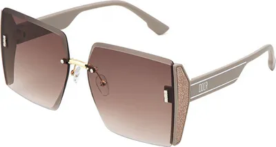 Produktbild von Damen-Sonnenbrille, rechteckiger Rahmen, cooler Stil, ohne Rand, glatt, UV-Schutz, blockiert Sonnenlicht, Urlaub, Strand, Brille, Outdoor-Brille
