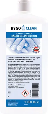 Produktbild von HYGOSTAR Händedesinfektionsmittel 1,0 l