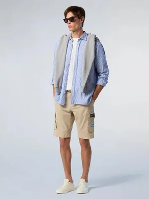 Obrázok produktu pre North Sails 664397 Košeľa s dlhým rukávom Modrá L Pánska Modrá L