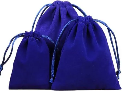 Productafbeelding van Famanu geschenkzakjes met trekkoord - 6 stuks - ideaal voor sieraden - 20 x 25 cm