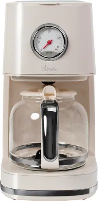 Image de Machine à café BiKitchen nostalgia 150 blanc crème, avec verseuse en verre, 400104